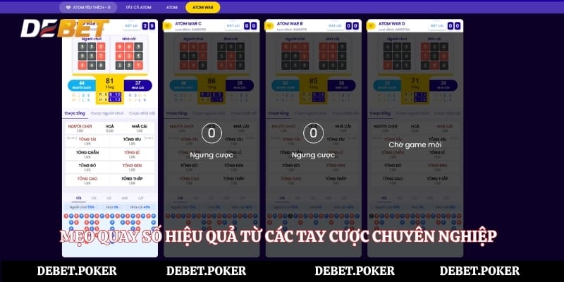 Mẹo quay số hiệu quả từ các tay cược chuyên nghiệp